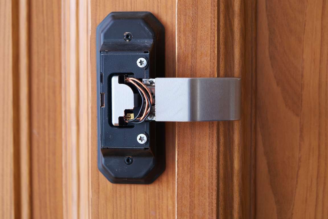 Installer une gâche électrique de porte