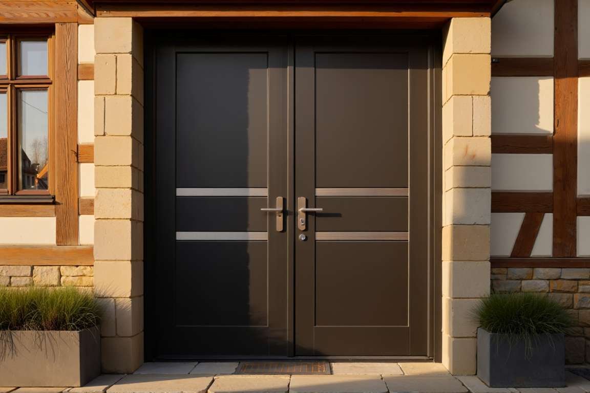 Quand opter pour une porte d’entrée à 2 vantaux 