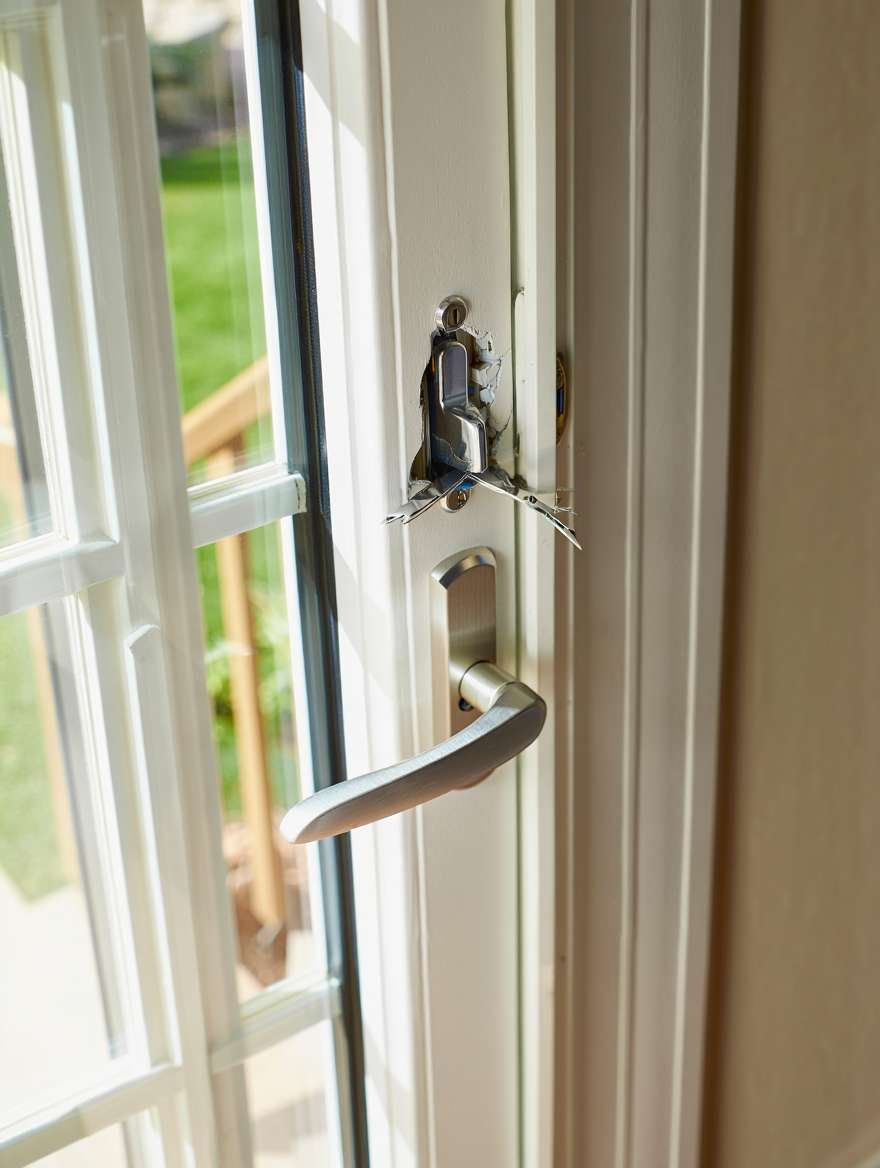Comment ouvrir une porte-fenêtre avec une serrure cassée 