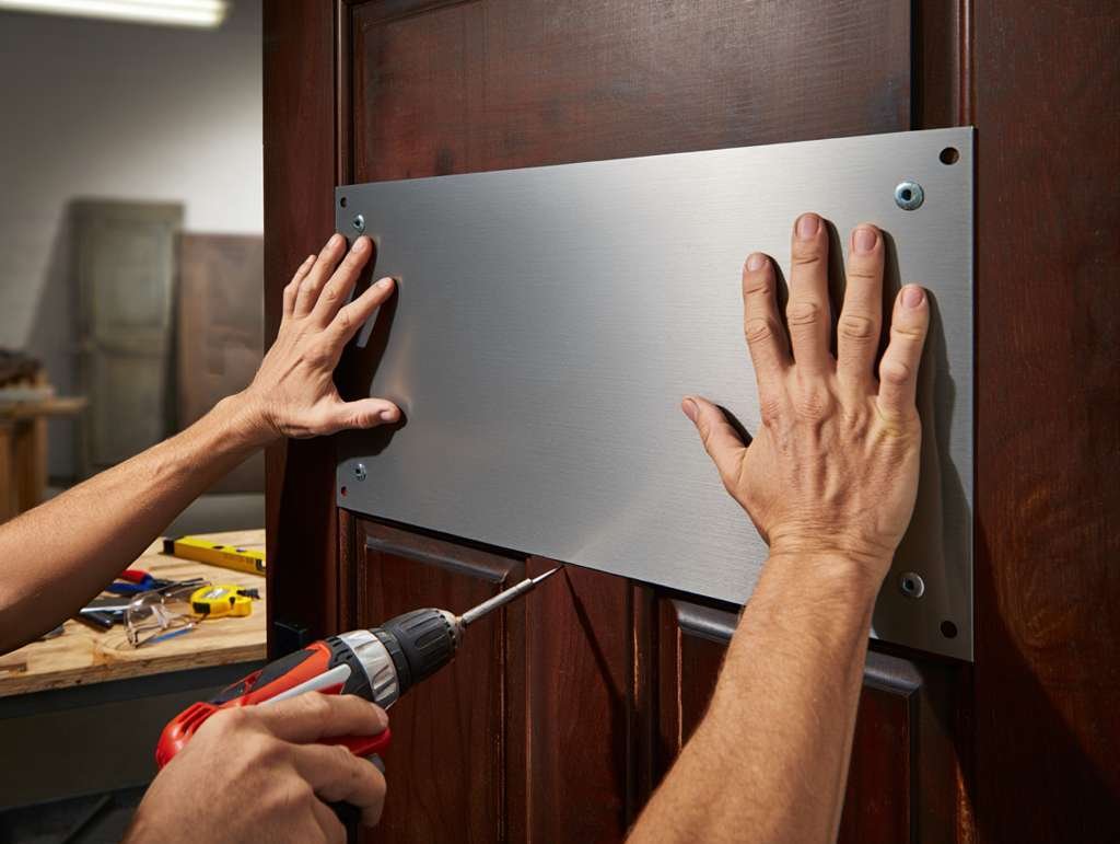 Comment blinder une porte en bois 