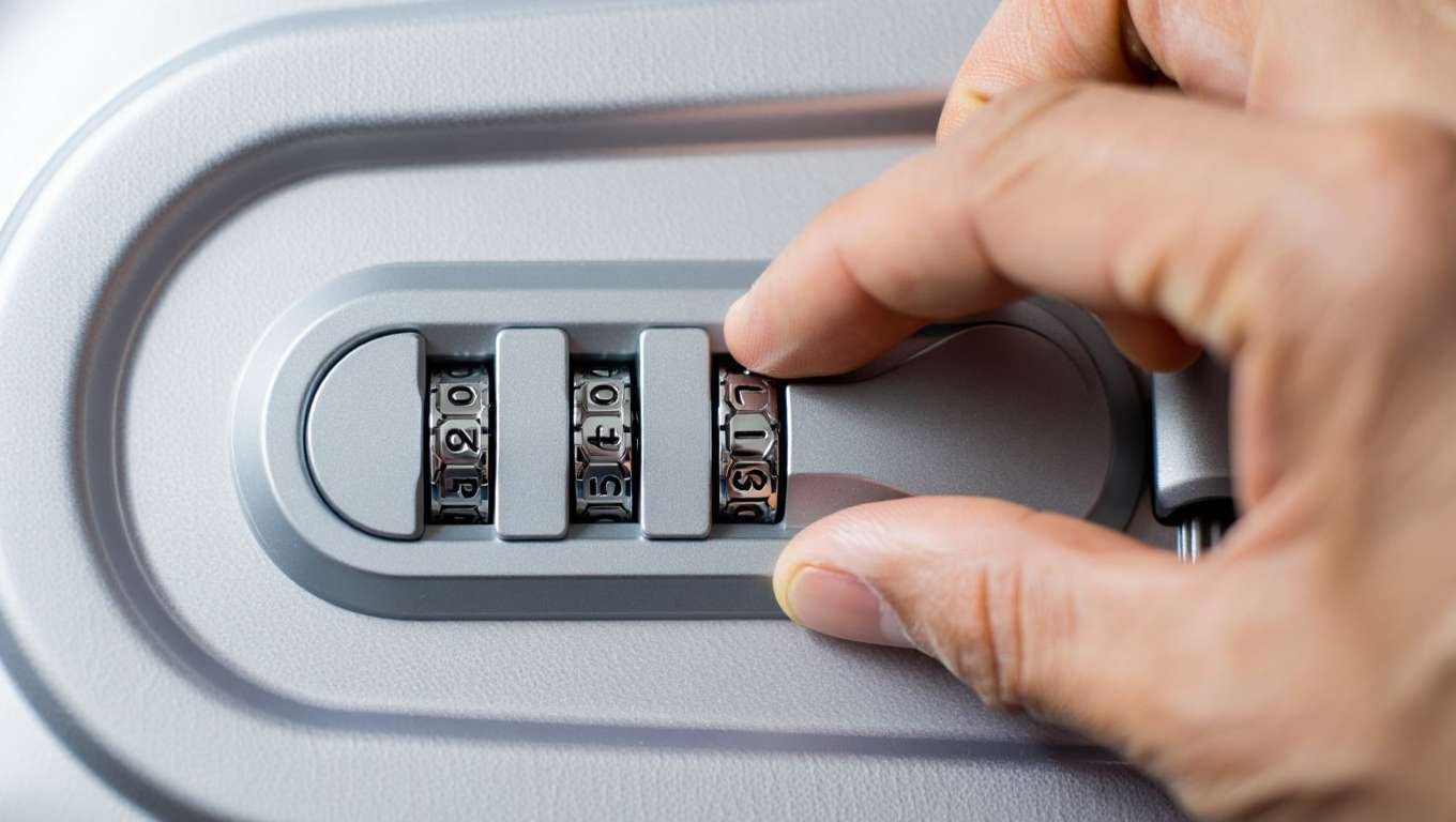 Comment changer le code de la serrure d’une valise 