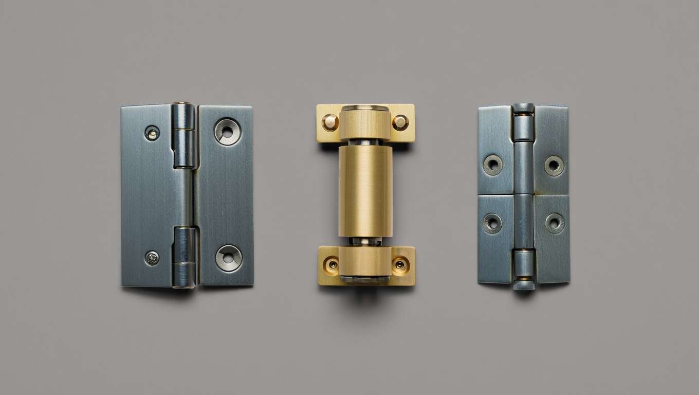 Charnières, gonds et paumelles de porte : différences et usages