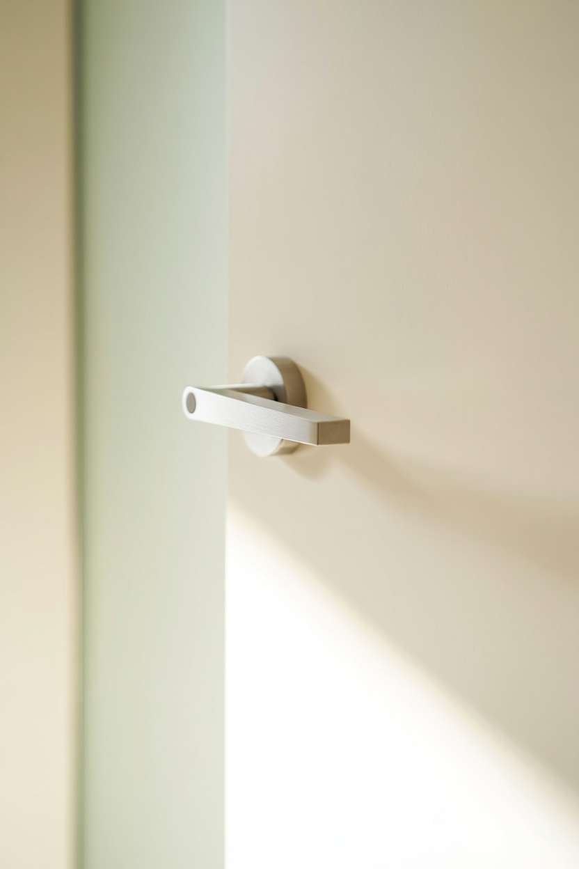 Comment démonter une poignée de porte sans vis apparente 