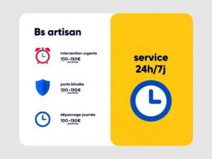 Prix d'ouverture de porte par un serrurier