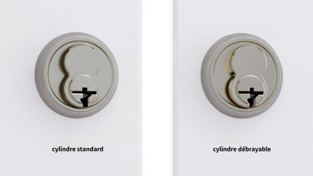 Comment rendre un cylindre de serrure débrayable