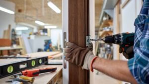 Comment installer des paumelles sur une porte