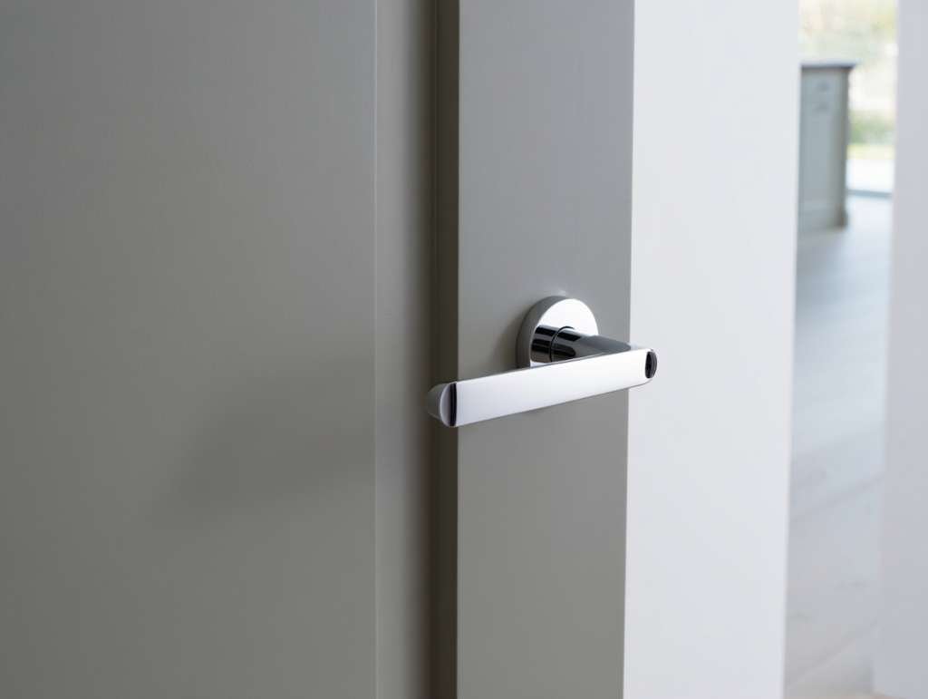 Comment démonter une poignée de porte sans vis apparente